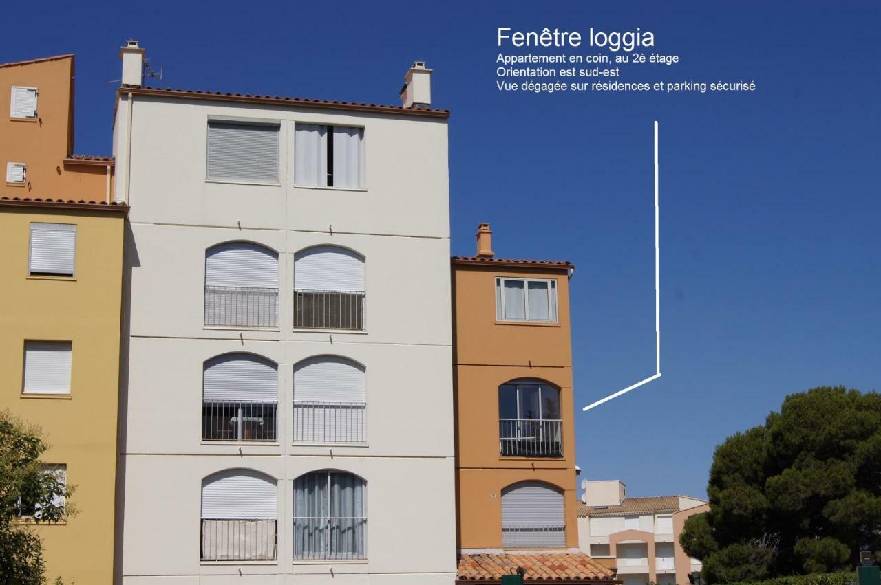 Lara 1 - Grand T2 Loggia Sans Vis-A-Vis Parking - Pres Centre-Port, Ile Des Loisirs, Plage Richelieu Agde Eksteriør bilde